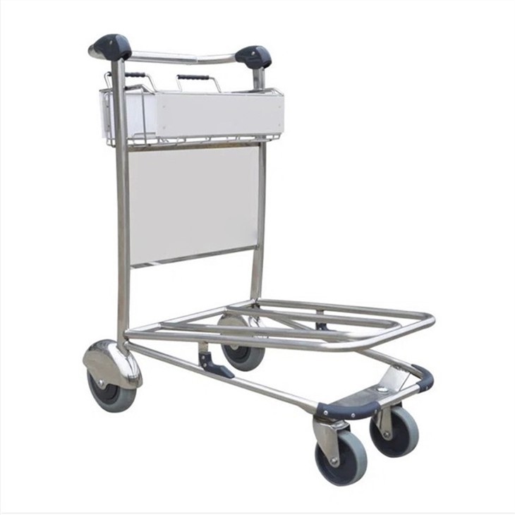Stainless Steel Luggage Airport Trolley With High Quality